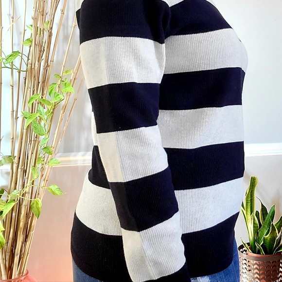 Zara womens/men's striped pullover shirt - Picture 2 of 5